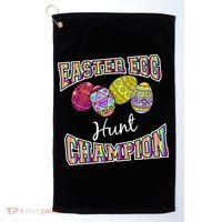 Easter Egg Hunting Champion Golf Towel thumb 0