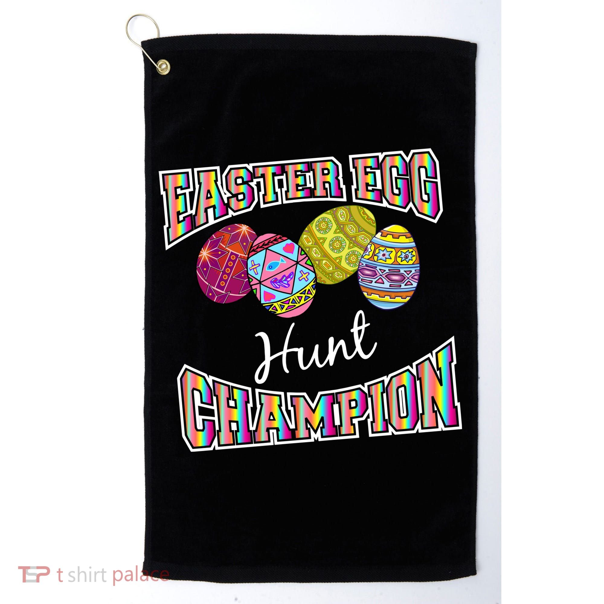Easter Egg Hunting Champion Golf Towel