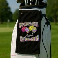 Easter Egg Hunting Champion Golf Towel thumb 2