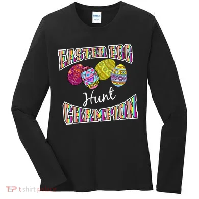 Easter Egg Hunting Champion Women's Long Sleeve Shirt