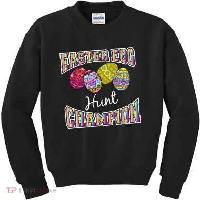 Easter Egg Hunting Champion Kids Sweatshirt