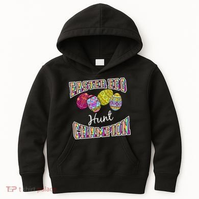 Easter Egg Hunting Champion Kids Hoodie