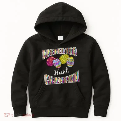 Easter Egg Hunting Champion Kids Hoodie