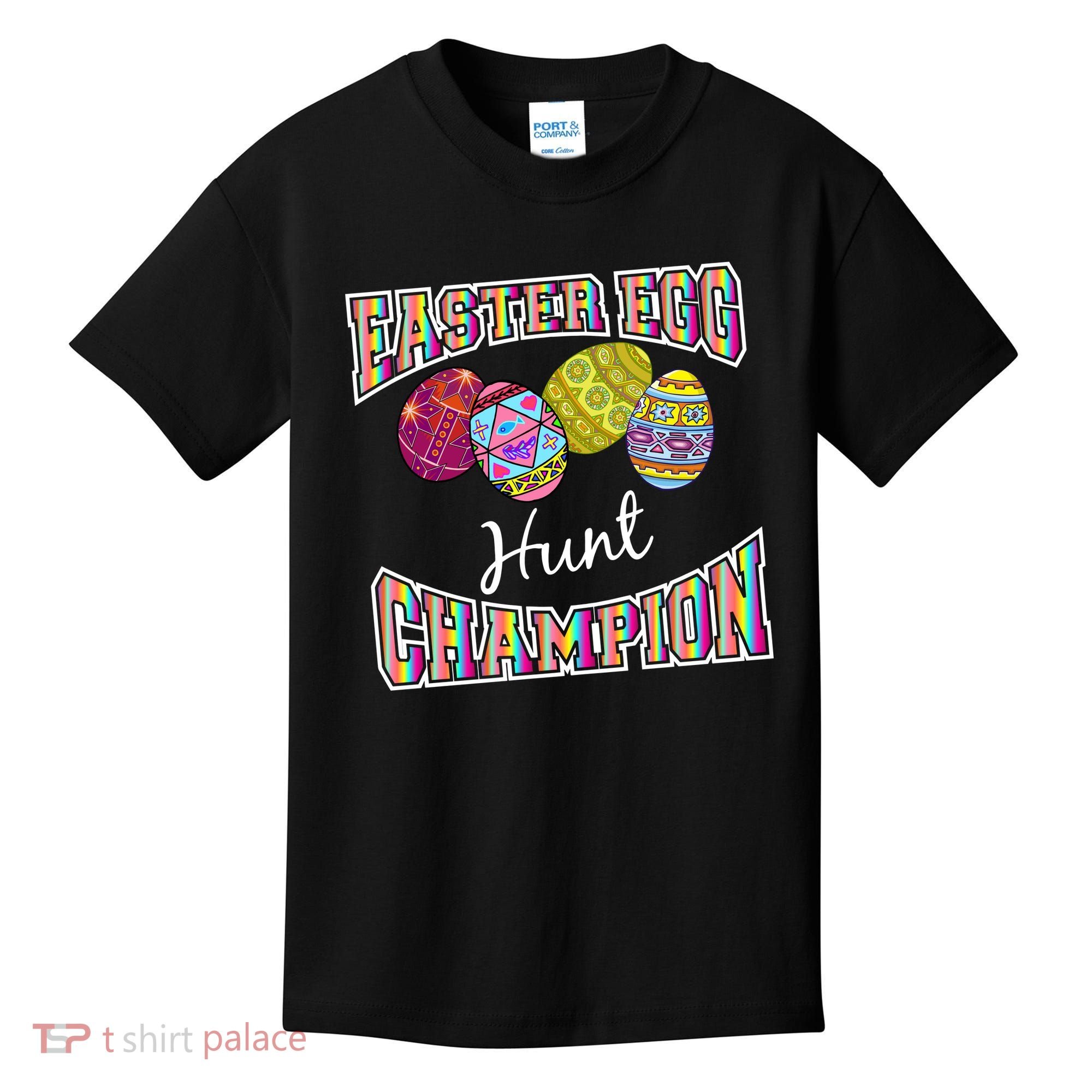 Easter Egg Hunting Champion Kids T-Shirt