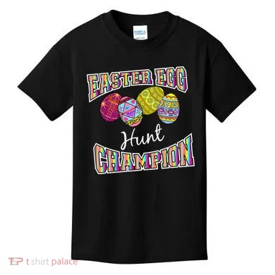 Easter Egg Hunting Champion Kids T-Shirt