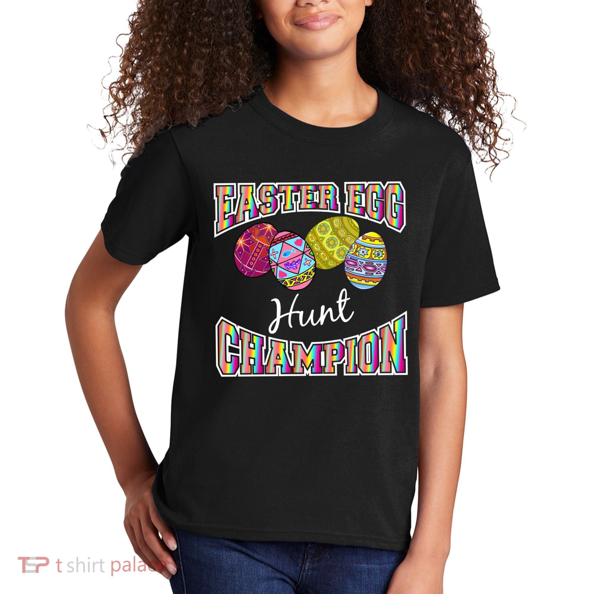 Easter Egg Hunting Champion Kids T-Shirt
