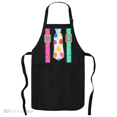Easter Egg Tie & Suspenders Apron