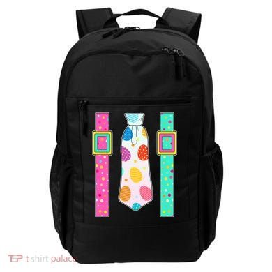 Easter Egg Tie & Suspenders Backpack