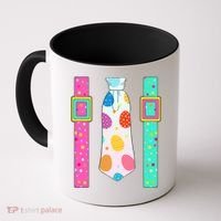 Easter Egg Tie & Suspenders Coffee Mug thumb 0