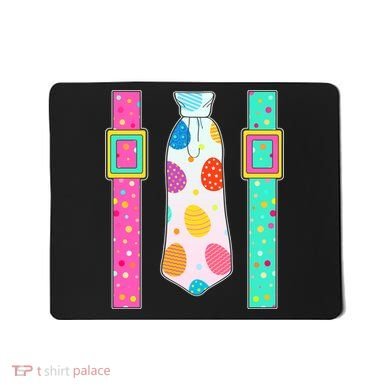 Easter Egg Tie & Suspenders Mousepad
