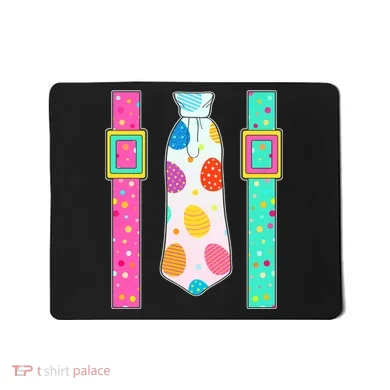 Easter Egg Tie & Suspenders Mousepad