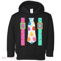 Easter Egg Tie & Suspenders Toddler Hoodie thumb 0