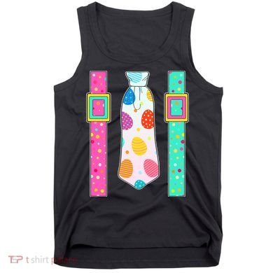 Easter Egg Tie & Suspenders Tank Top