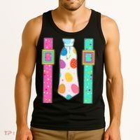 Easter Egg Tie & Suspenders Tank Top thumb 3