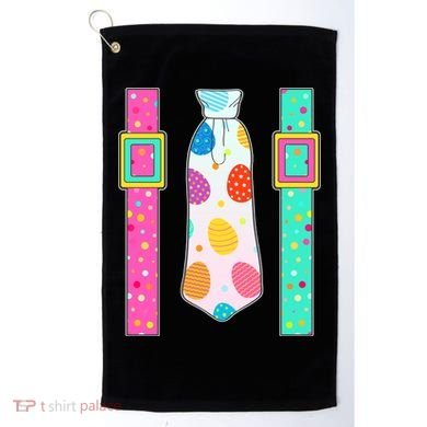 Easter Egg Tie & Suspenders Golf Towel