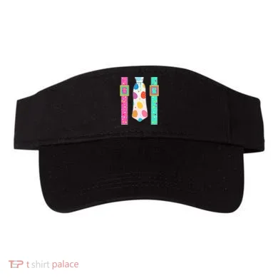 Easter Egg Tie & Suspenders Visor