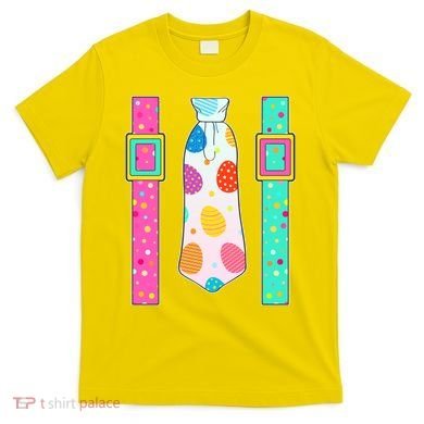 Easter Egg Tie & Suspenders T-Shirt