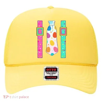 Easter Egg Tie & Suspenders Hat