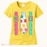Easter Egg Tie & Suspenders Women's T-Shirt thumb 0