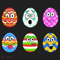 Easter Eggs Funny Emoji's Women's Sweatshirt thumb 2