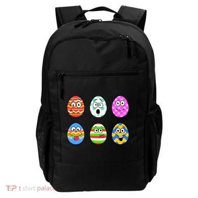 Easter Eggs Funny Emoji's Backpack