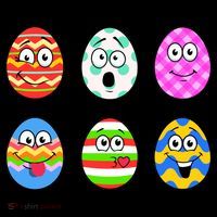 Easter Eggs Funny Emoji's Backpack thumb 2