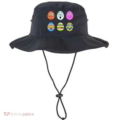 Easter Eggs Funny Emoji's Bucket Hat