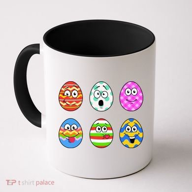 Easter Eggs Funny Emoji's Coffee Mug