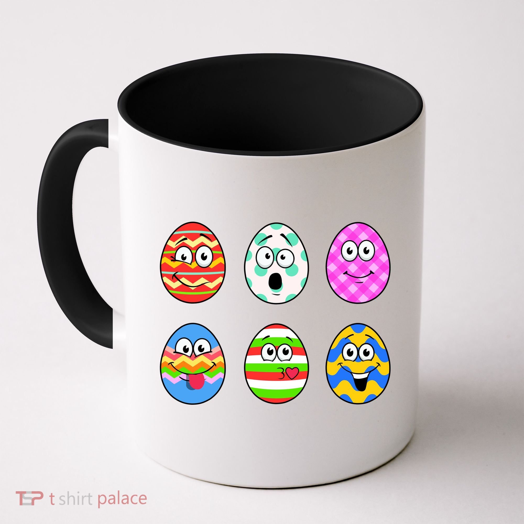 Easter Eggs Funny Emoji's Coffee Mug