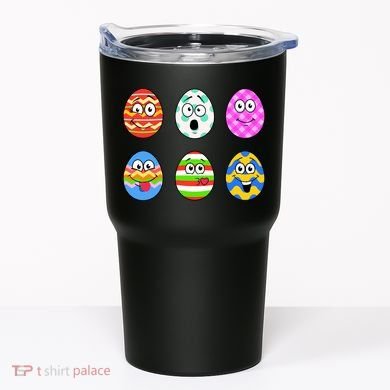 Easter Eggs Funny Emoji's Tumbler