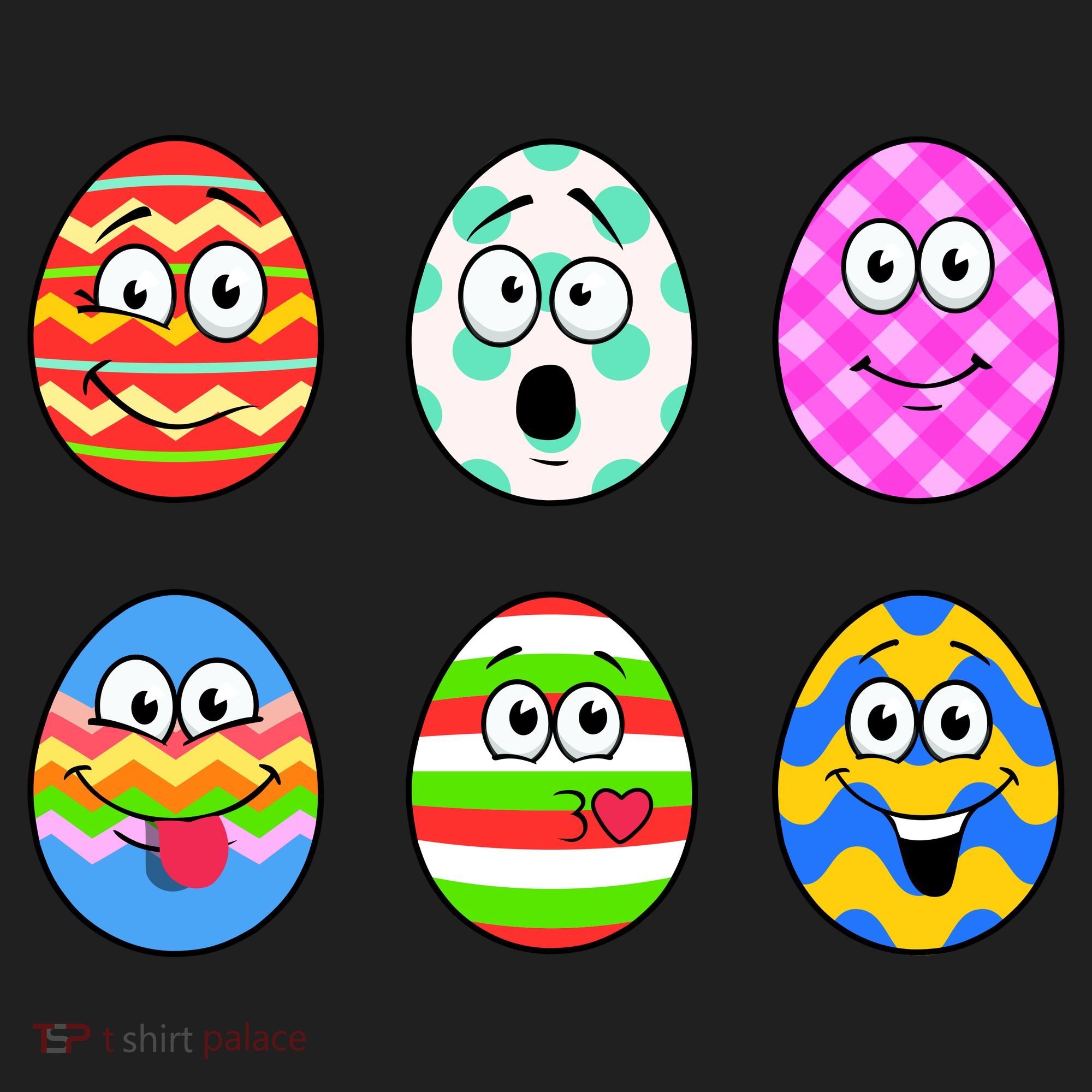 Easter Eggs Funny Emoji's Hat