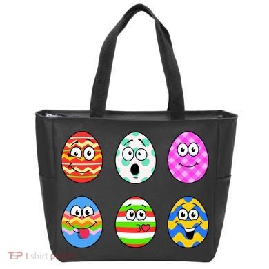 Easter Eggs Funny Emoji's Tote Bag