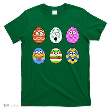 Easter Eggs Funny Emoji's T-Shirt