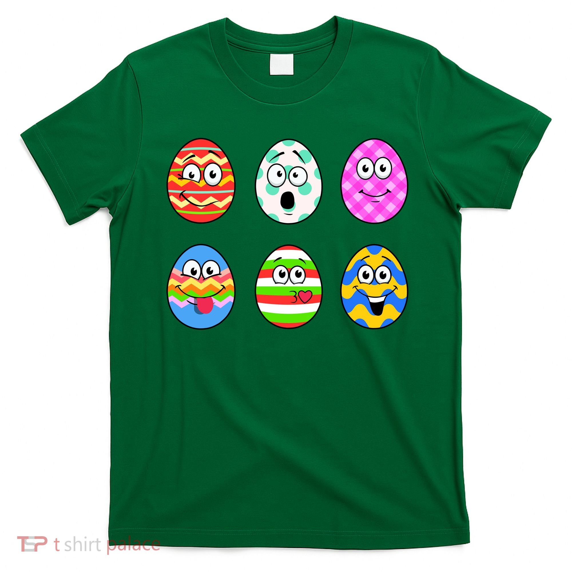 Easter Eggs Funny Emoji's T-Shirt