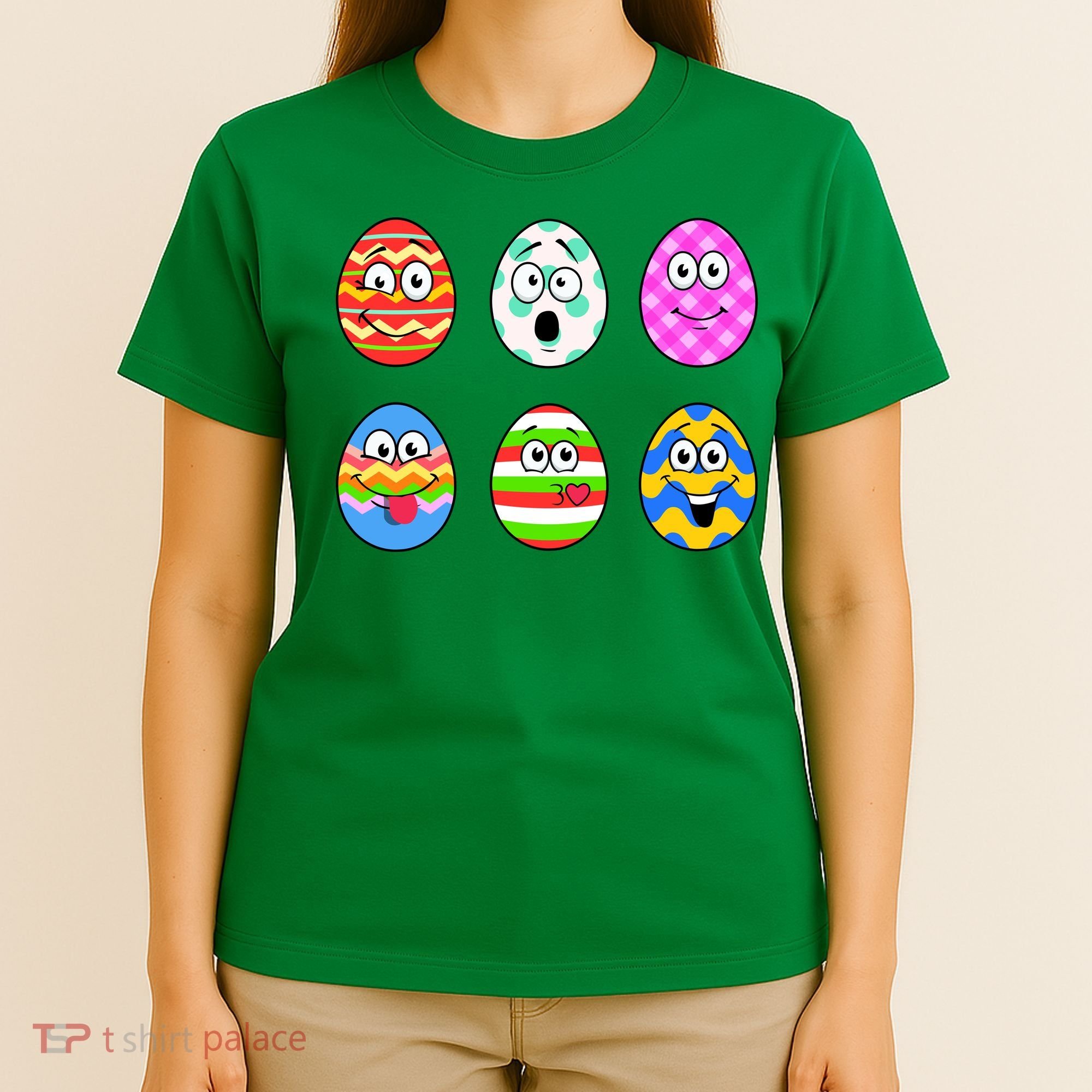 Easter Eggs Funny Emoji's T-Shirt