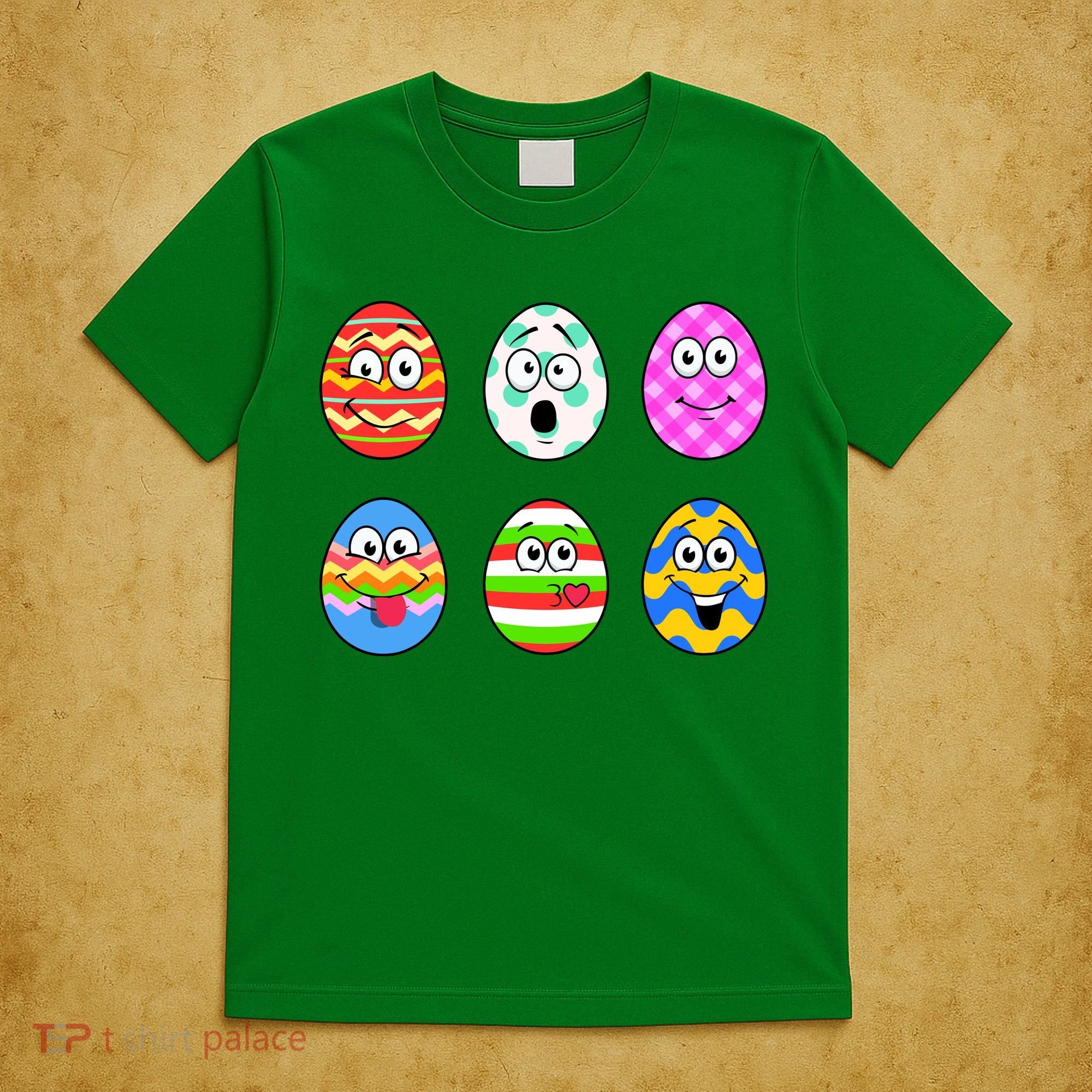 Easter Eggs Funny Emoji's T-Shirt