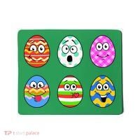 Easter Eggs Funny Emoji's Mousepad thumb 0