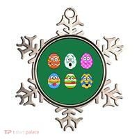 Easter Eggs Funny Emoji's Ornament thumb 0