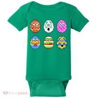Easter Eggs Funny Emoji's Baby Bodysuit thumb 0