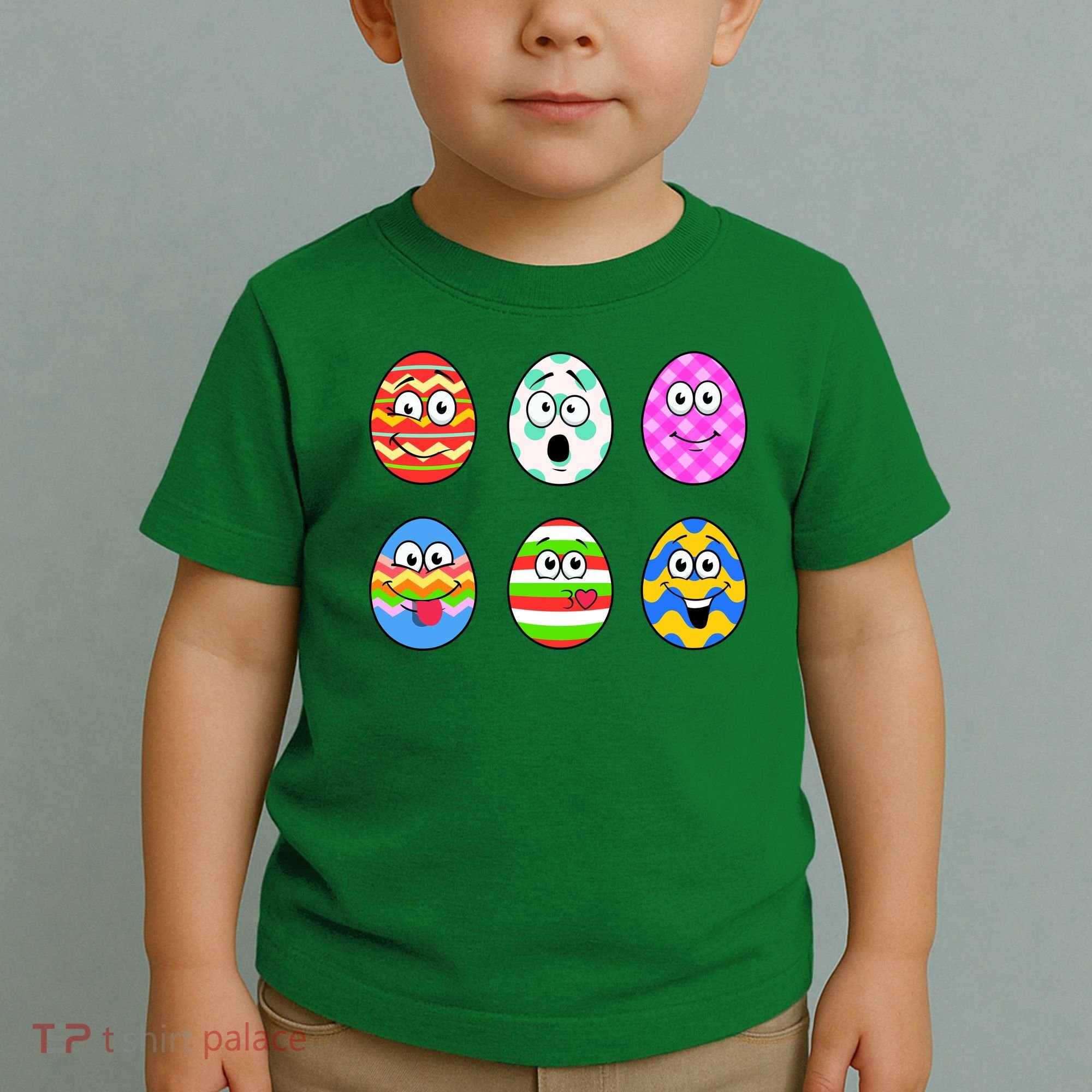 Easter Eggs Funny Emoji's Toddler T-Shirt