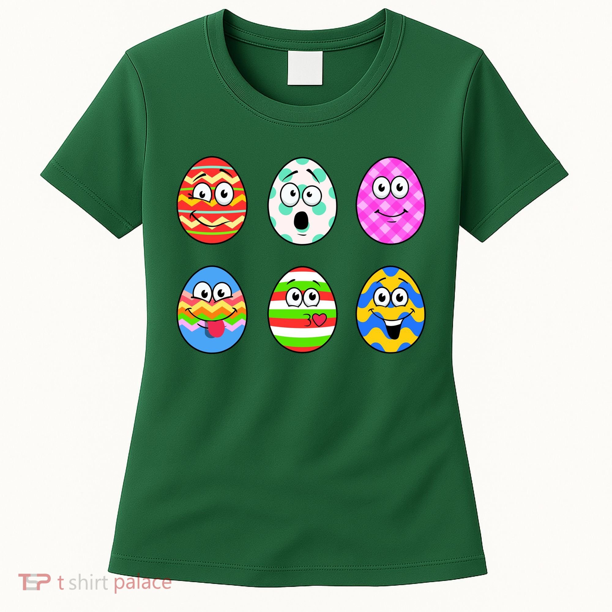 Easter Eggs Funny Emoji's Women's T-Shirt
