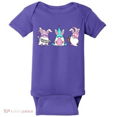 Easter Gnomes Baby Bodysuit