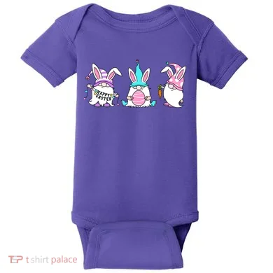 Easter Gnomes Baby Bodysuit