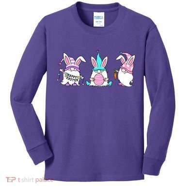 Easter Gnomes Kids Long Sleeve Shirt