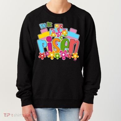 Easter He Is Risen Spring flowers Women's Sweatshirt
