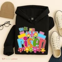 Easter He Is Risen Spring flowers Hoodie thumb 4