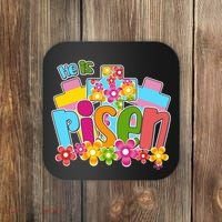 Easter He Is Risen Spring flowers Coaster thumb 0