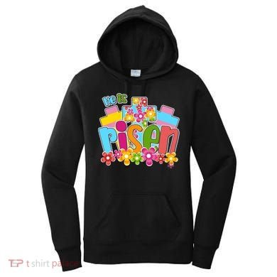 Easter He Is Risen Spring flowers Women's Hoodie