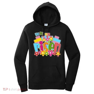 Easter He Is Risen Spring flowers Women's Hoodie