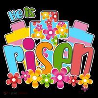 Easter He Is Risen Spring flowers Toddler Hoodie thumb 2